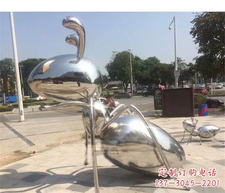 黄冈不锈钢蚂蚁雕塑艺术与自然的完美结合