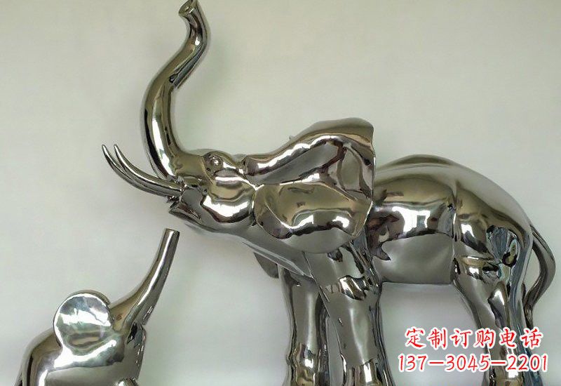 黄冈不锈钢大象雕塑