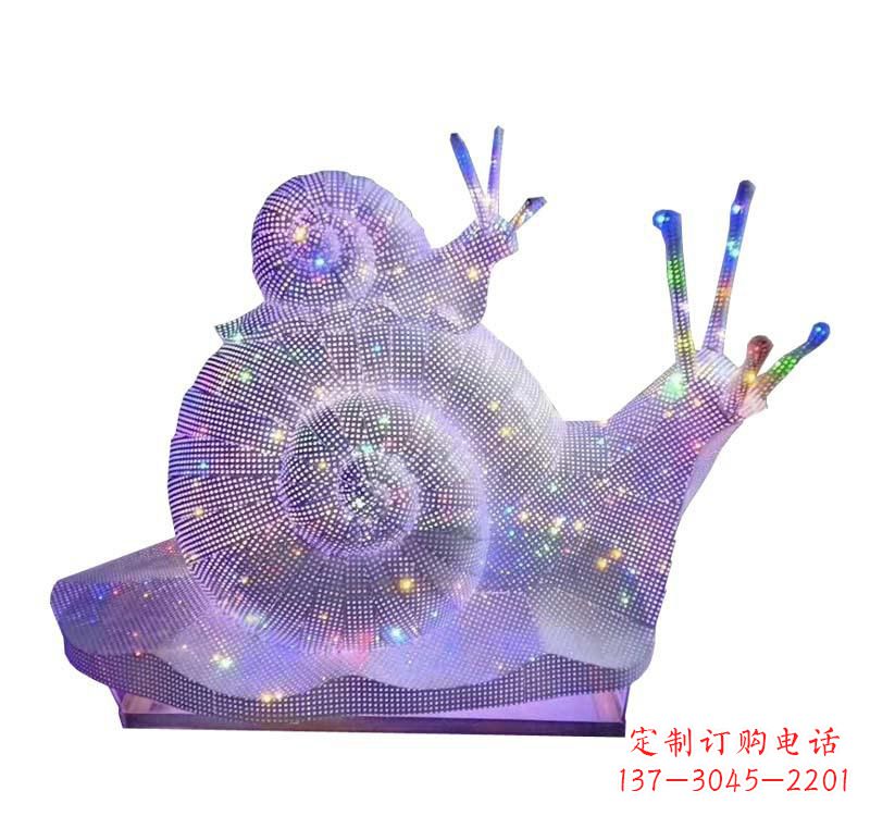 黄冈不锈钢蜗牛雕塑一件精美的艺术品