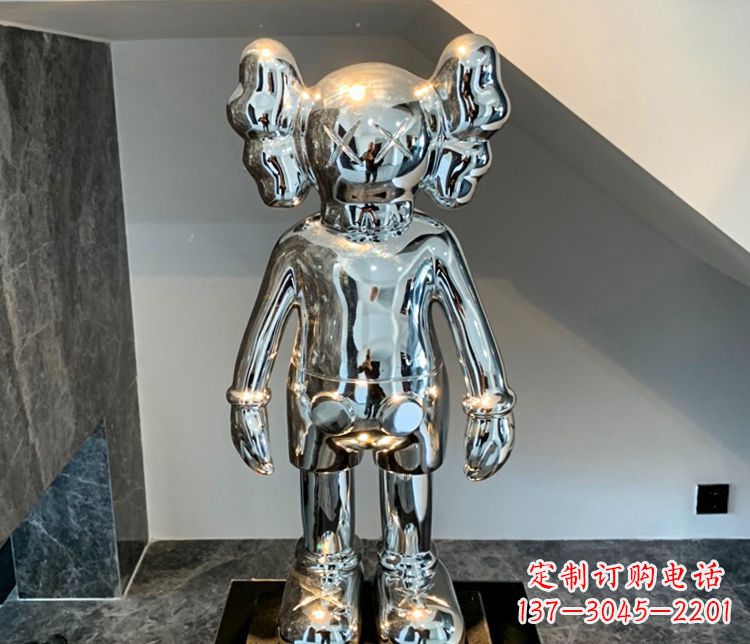 黄冈精致的不锈钢机器人雕塑
