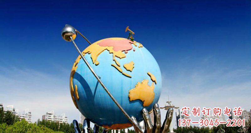 黄冈不锈钢地球雕塑一个充满环保意义的艺术品
