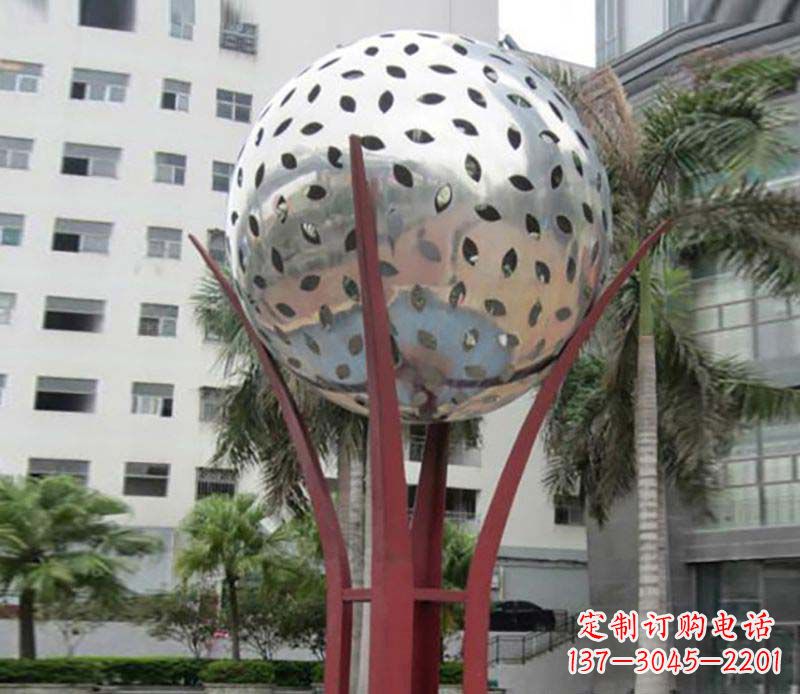 黄冈镂空树叶雕塑——给校园景观增添灵动之美