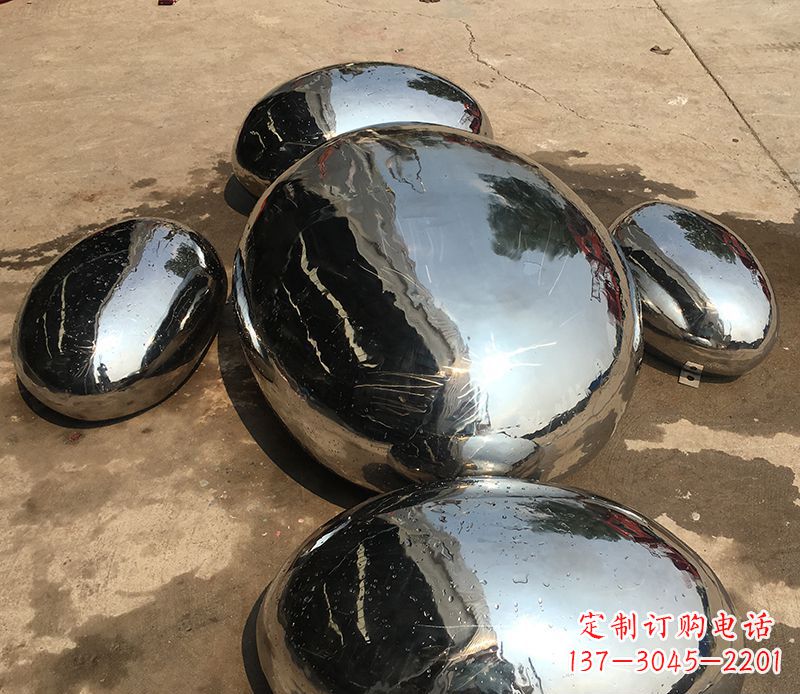 黄冈精致灵动的不锈钢水滴雕塑