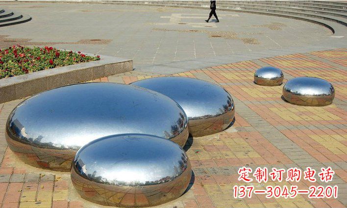 黄冈不锈钢水滴雕塑艺术与美的完美结合