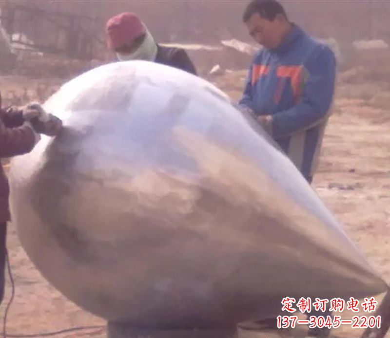黄冈不锈钢水滴雕塑精致美丽的艺术品