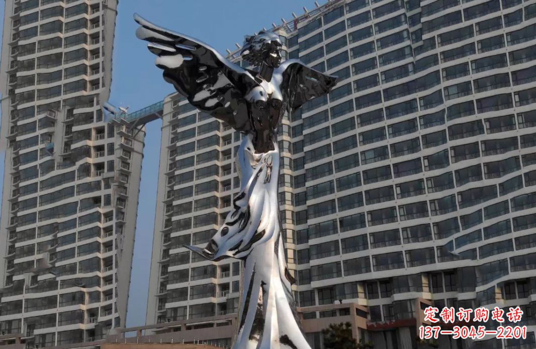 黄冈不锈钢天使灿烂的城市景观