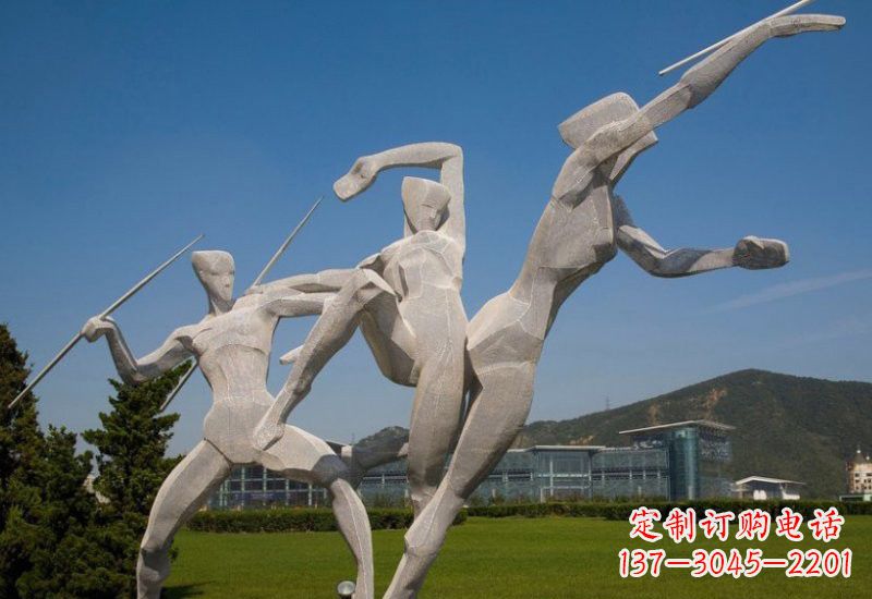 黄冈不锈钢标枪雕塑象征勇气和力量