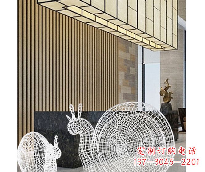 黄冈不锈钢蜗牛雕塑精致多姿