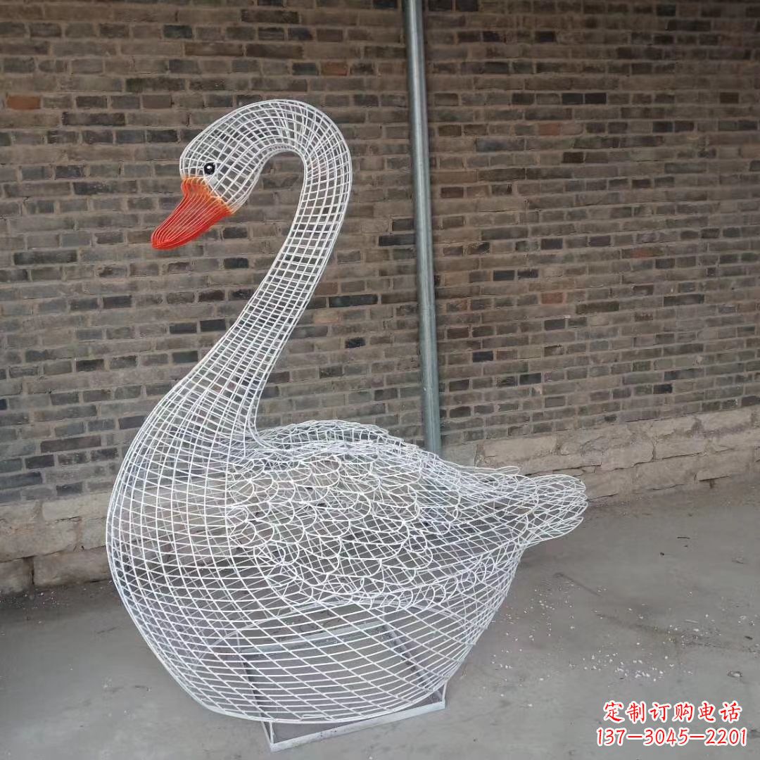 黄冈精致的不锈钢天鹅雕塑