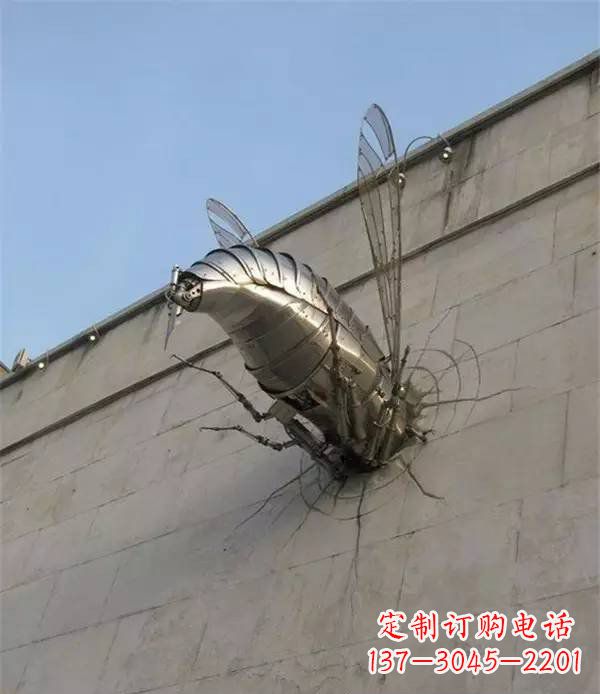 黄冈美丽的不锈钢无头动物雕塑