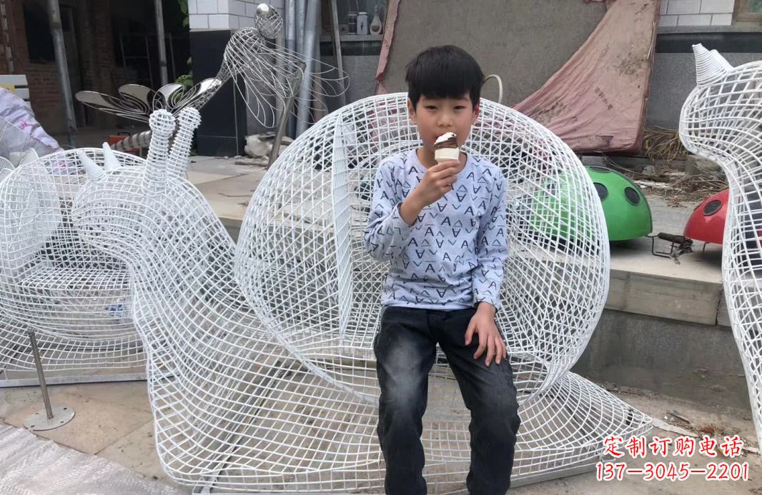 黄冈精美不锈钢蜗牛雕塑