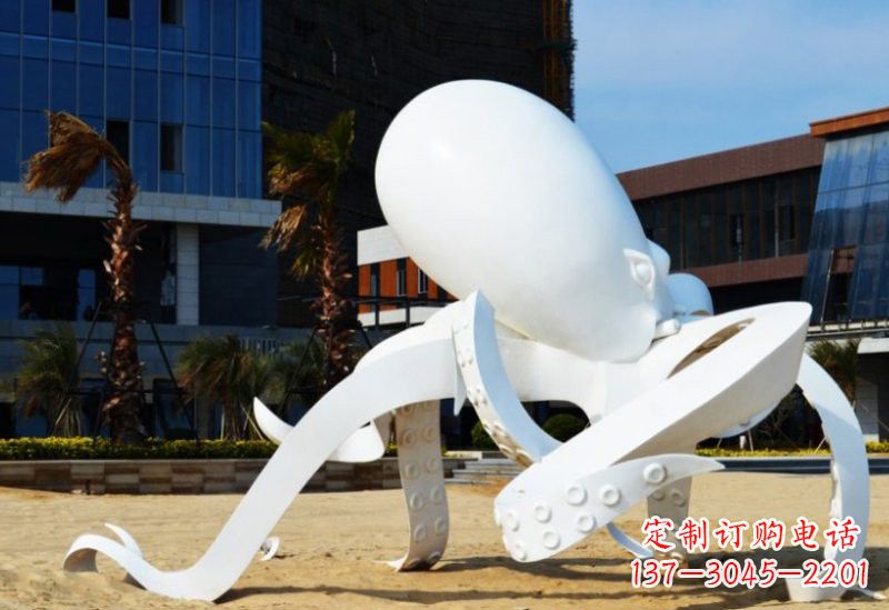 黄冈精美的不锈钢章鱼雕塑