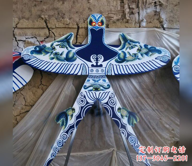 黄冈不锈钢蜘蛛侠风筝雕塑的象征