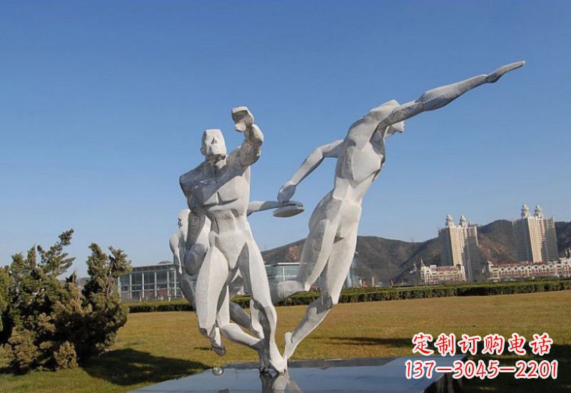 黄冈不锈钢运动员雕塑一种艺术的象征