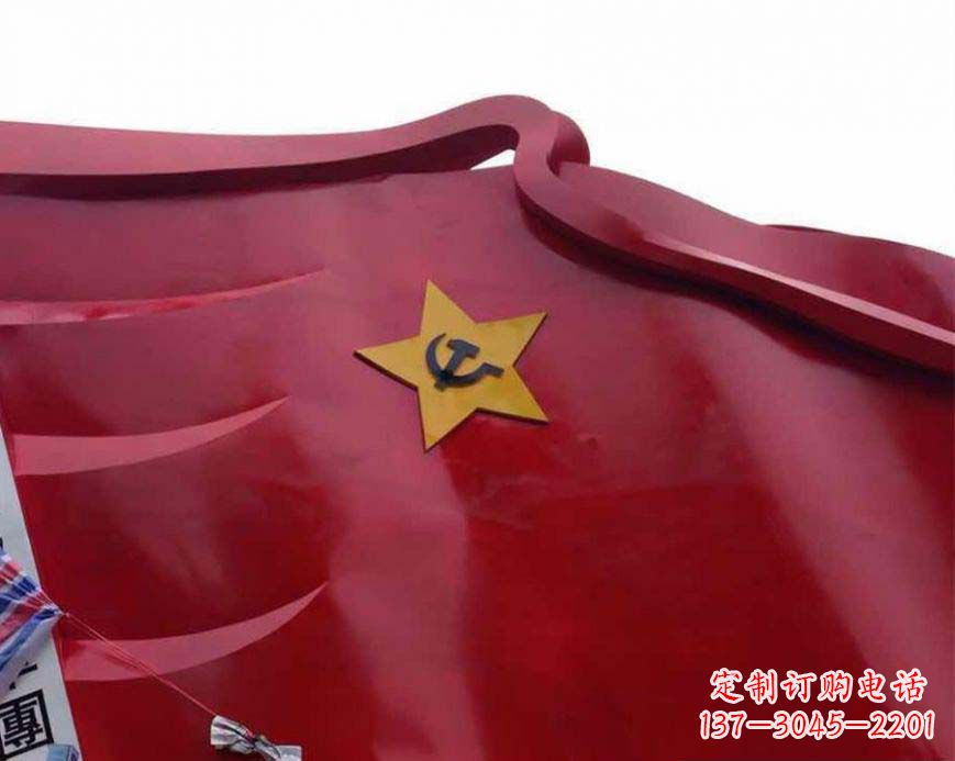 黄冈不锈钢党徽雕塑——传承红色基因