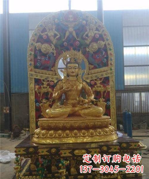 黄冈佛像铜雕之美