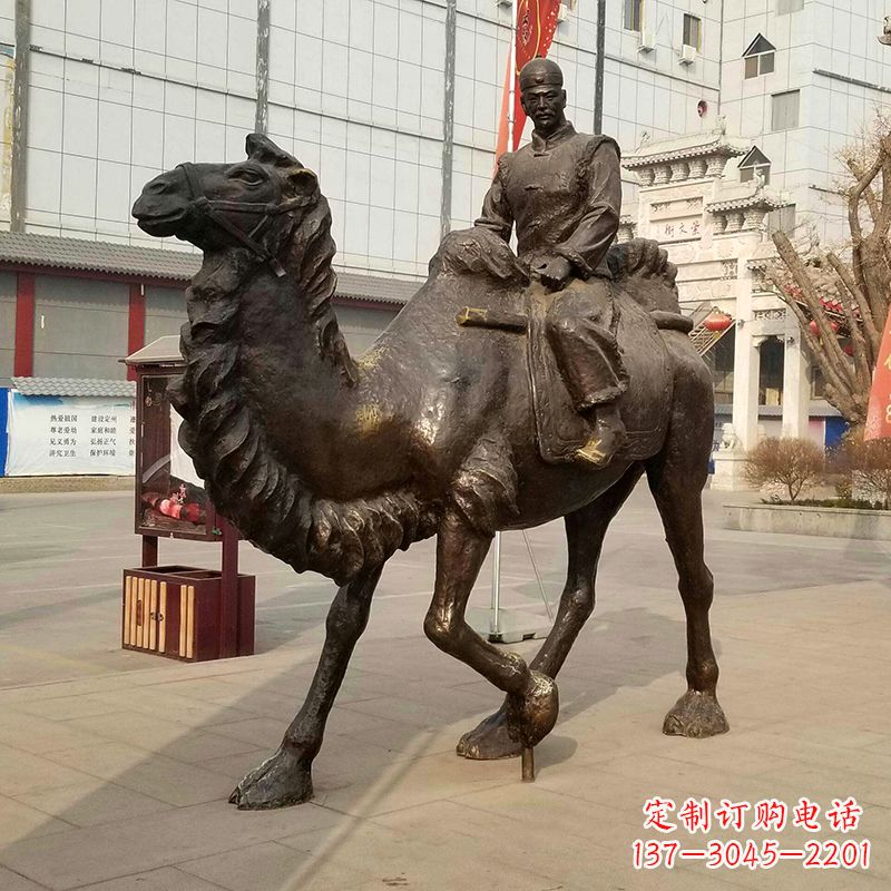 黄冈骆驼雕塑茶马古道上的精美艺术品
