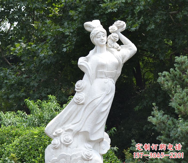 黄冈嫦娥奔月景观石雕