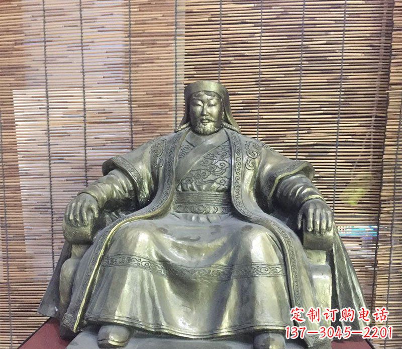 黄冈成吉思汗神话中的雕像
