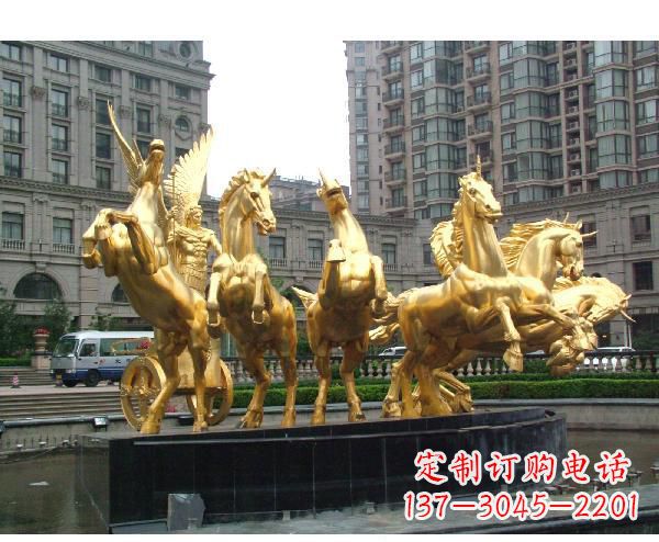 黄冈阿波罗的象征——青铜雕塑