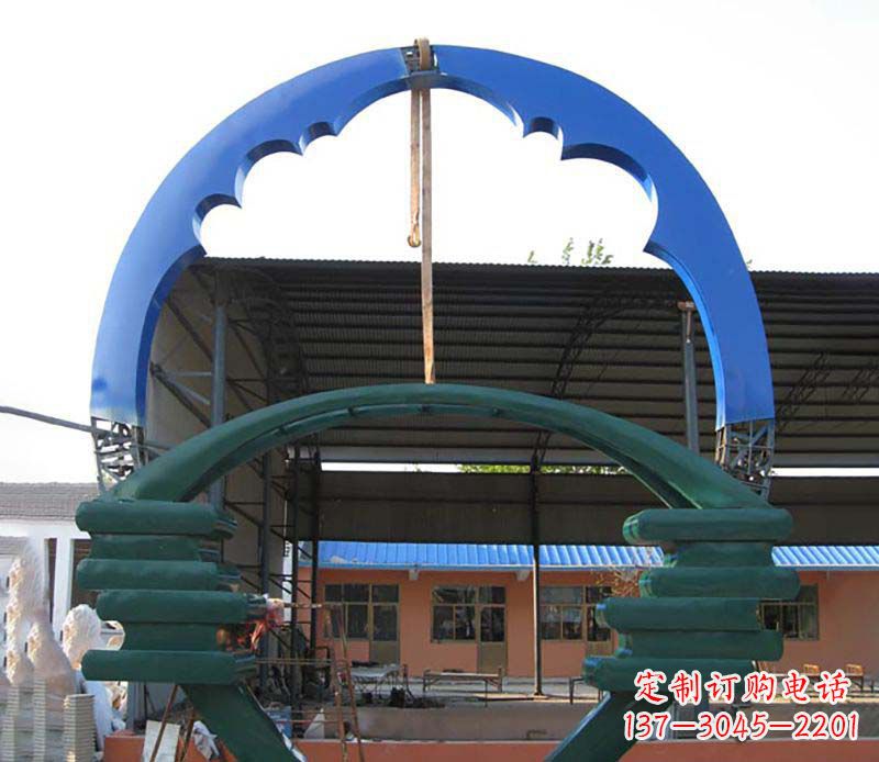 黄冈精致的不锈钢圆环雕塑