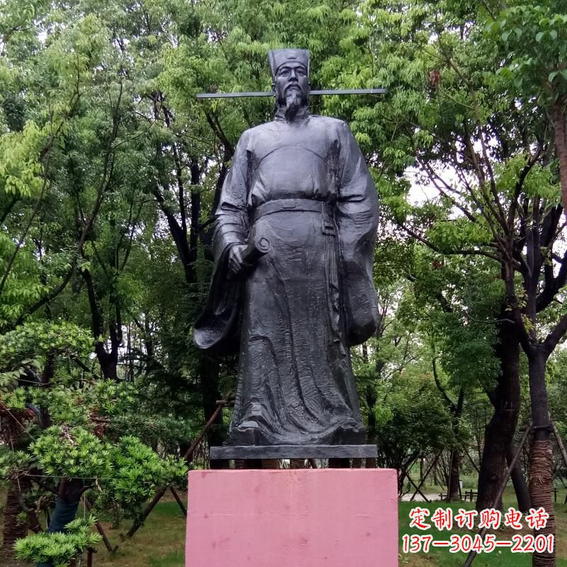黄冈铜雕陶渊明——传承古代文学精髓