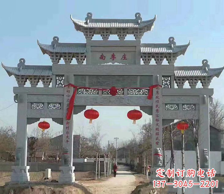 黄冈祠堂石牌坊雕塑艺术精粹