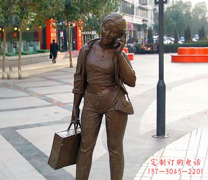 黄冈通话女性雕塑