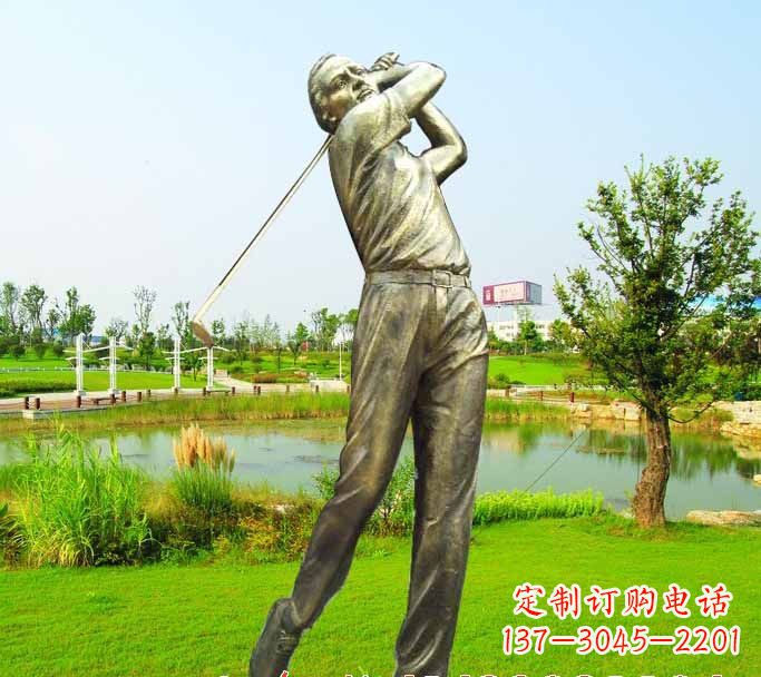 黄冈高尔夫球雕塑把高尔夫运动熔铸成艺术