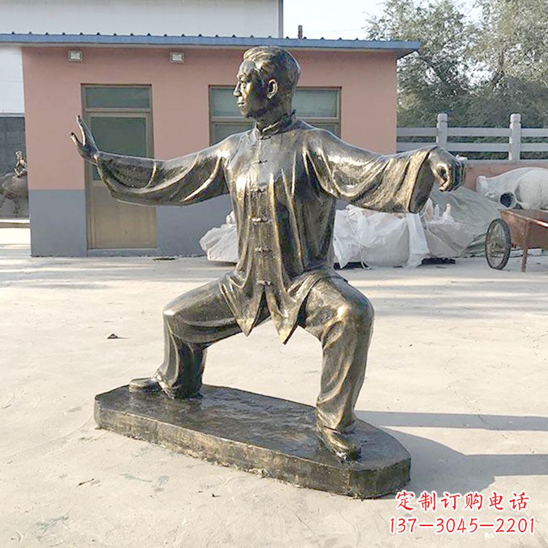 黄冈太极拳雕塑