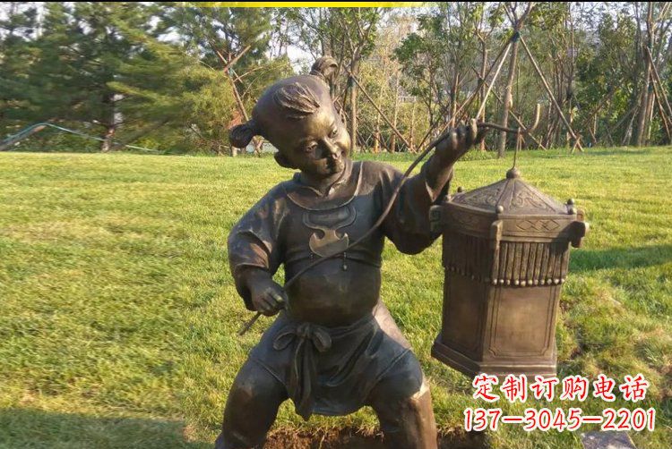 黄冈灯笼雕塑点亮公园的精彩