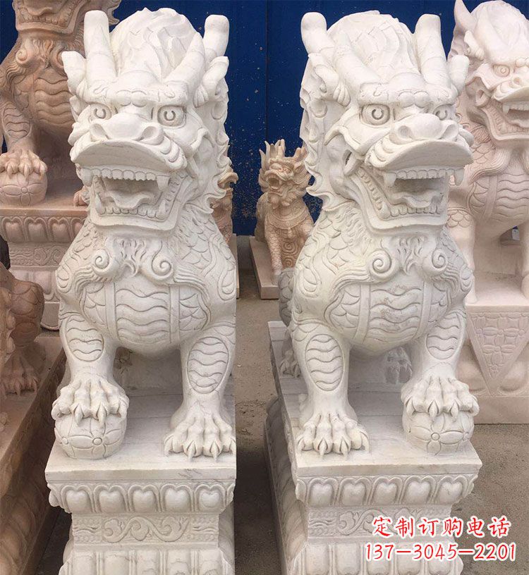 黄冈大理石麒麟——古典精美的雕塑艺术