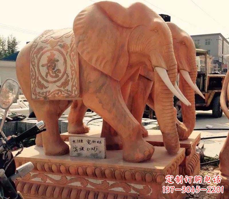 黄冈大象雕塑 传承古典文化的艺术精品
