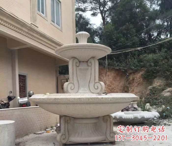 黄冈大理石大型喷泉雕塑精致美观又富有艺术气息