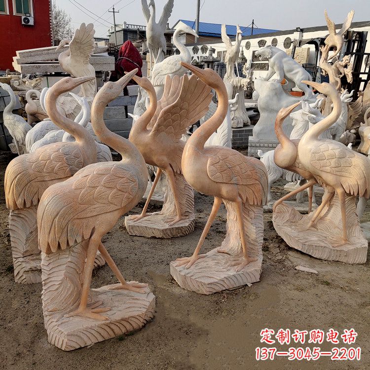 黄冈仙鹤雕塑艺术的经典之作