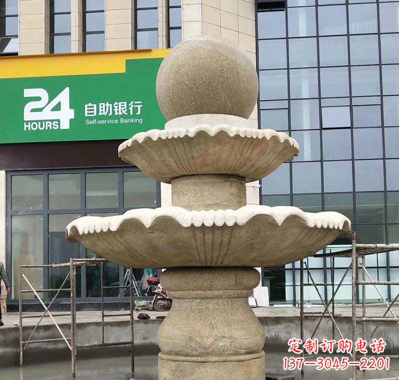 黄冈大理石风水球喷泉雕塑——振奋人心的艺术杰作
