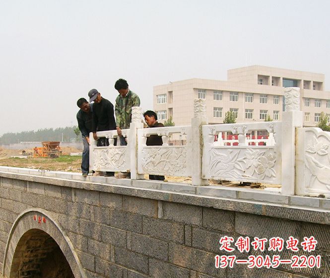黄冈大理石拱桥石雕栏板