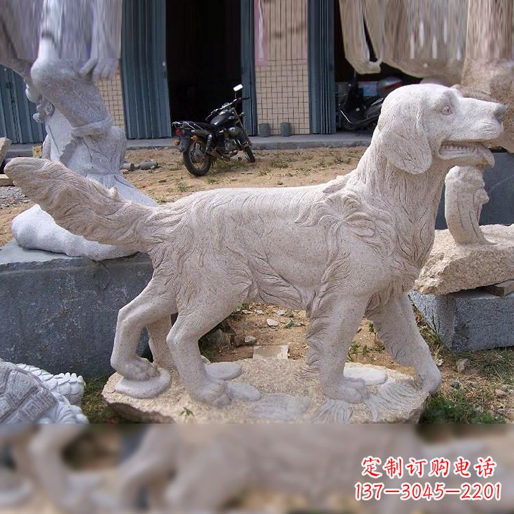 黄冈大理石狗雕塑——精致的狗雕塑,让你的生活更有趣