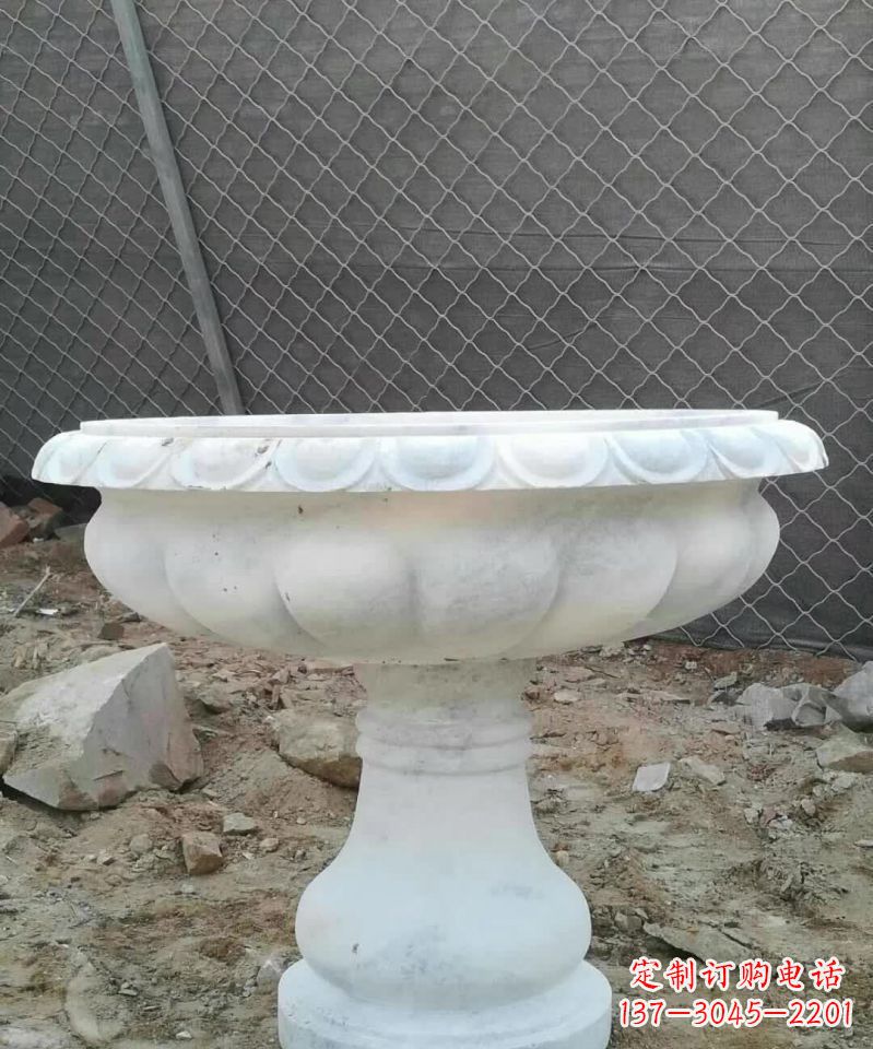 黄冈大理石花盆雕塑