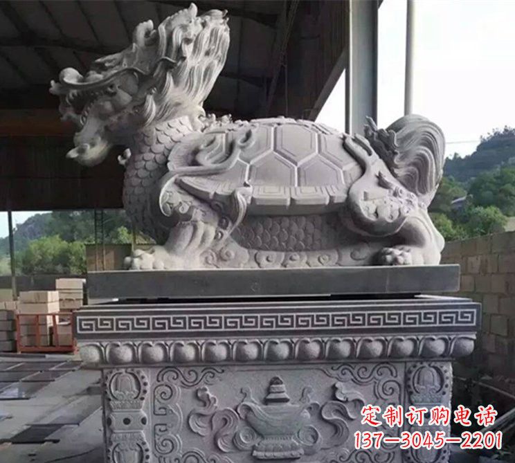 黄冈中领雕塑 | 手工制作大理石龙雕塑