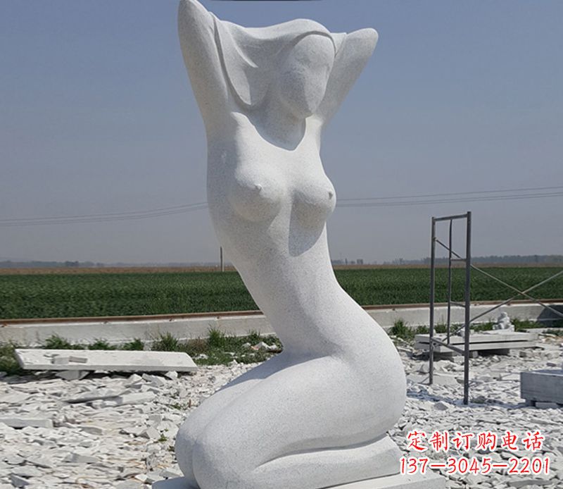 黄冈优雅大理石美女雕塑