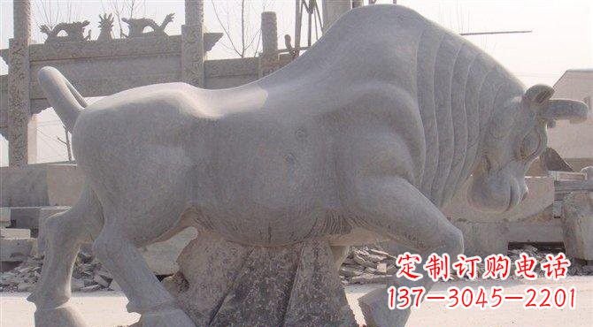 黄冈大理石牛雕塑——让你家里充满独特艺术气息
