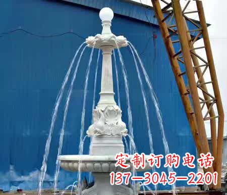黄冈精致大理石喷泉雕塑