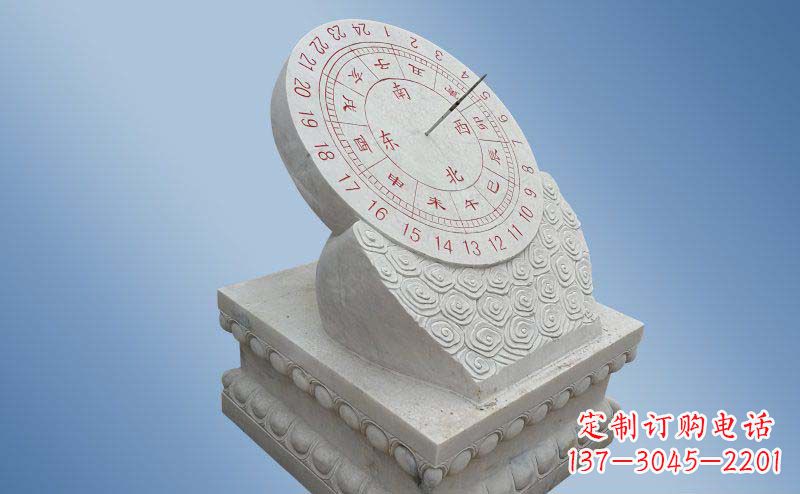 黄冈精致古典大理石日晷雕塑