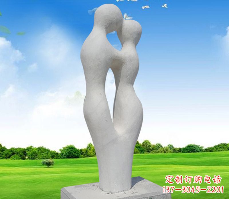 黄冈情侣石雕,永恒的爱恋