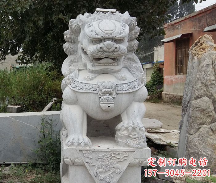 黄冈精美狮子雕塑,拥有震撼心灵的魅力