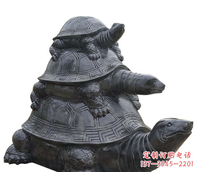 黄冈高品质大理石乌龟母子石雕