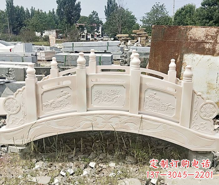 黄冈大理石小型拱桥雕塑