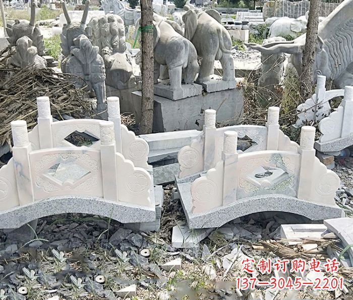 黄冈精美大理石拱桥雕塑