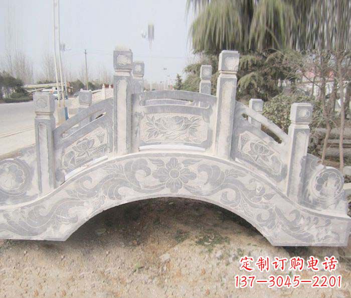 黄冈精美大理石小型拱桥石雕